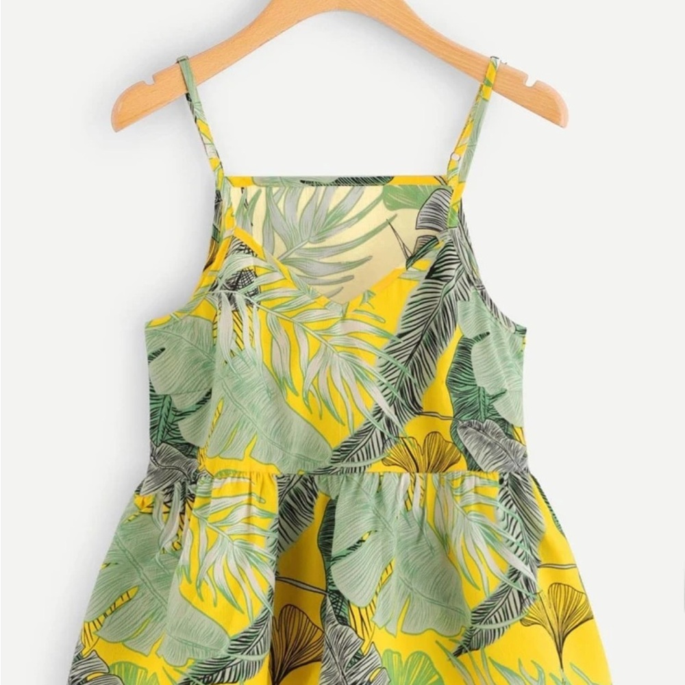 SHEIN Tropical Print Cami Top